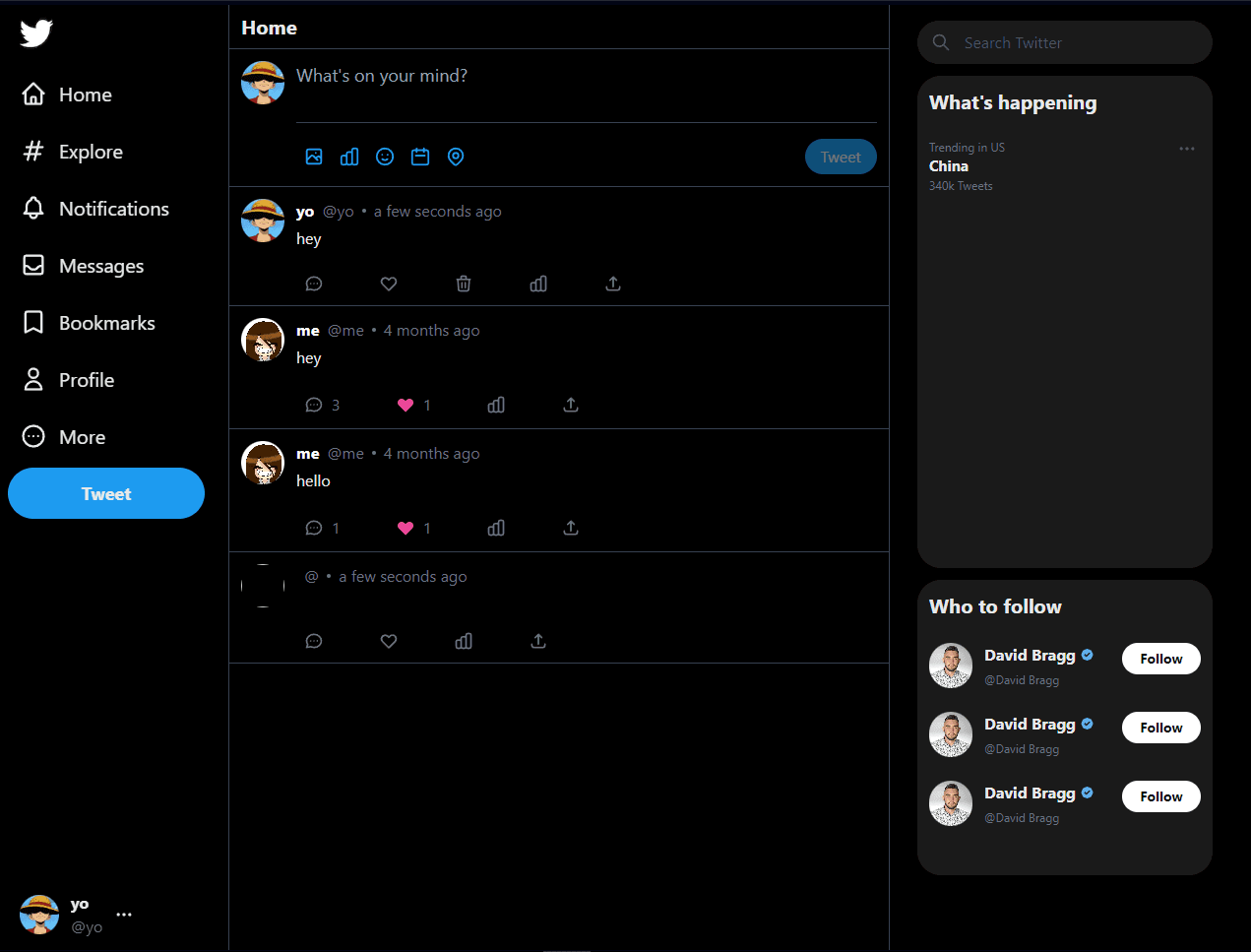 Twitter Clone
